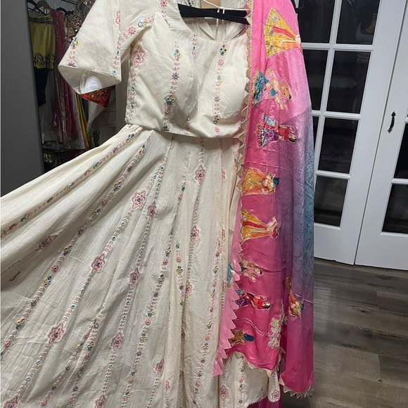 Multi color chaniya choli - Picture 3 of 4